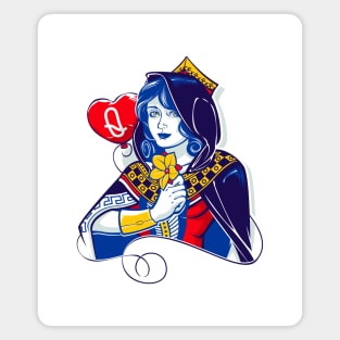 Queen of hearts Magnet